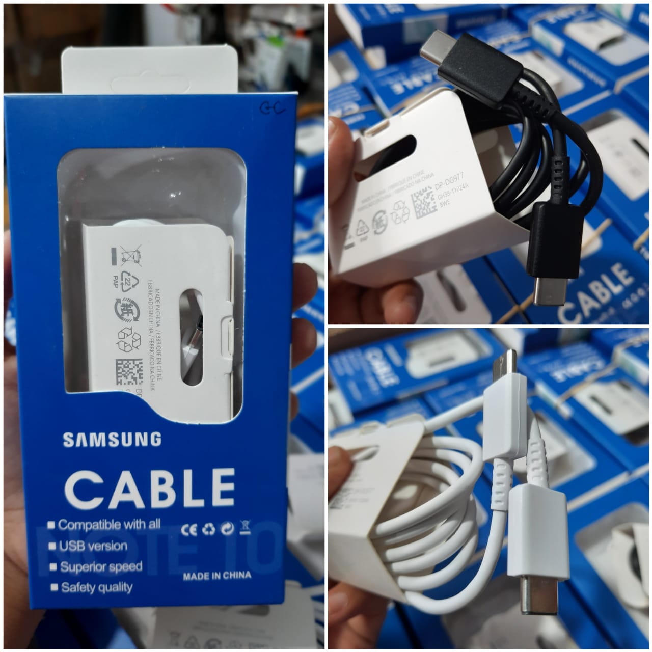 KABEL DATA SAMSUNG NOTE 10 ORI 99% TYPE C TO TYPE C (BT)